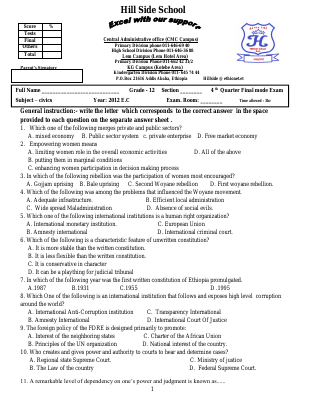 Civics G-12 Model Exam.pdf